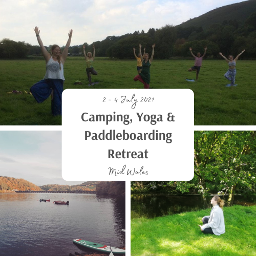 Camping, yoga & paddleboarding retreat